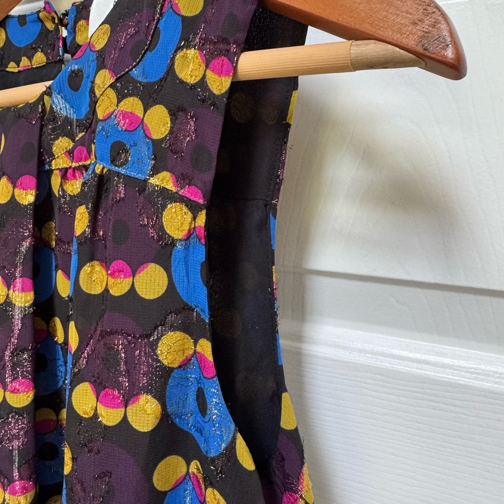 Anna Sui Colorful Patterned Mini Dress. 20th anniversary target collab - Picture 3 of 12